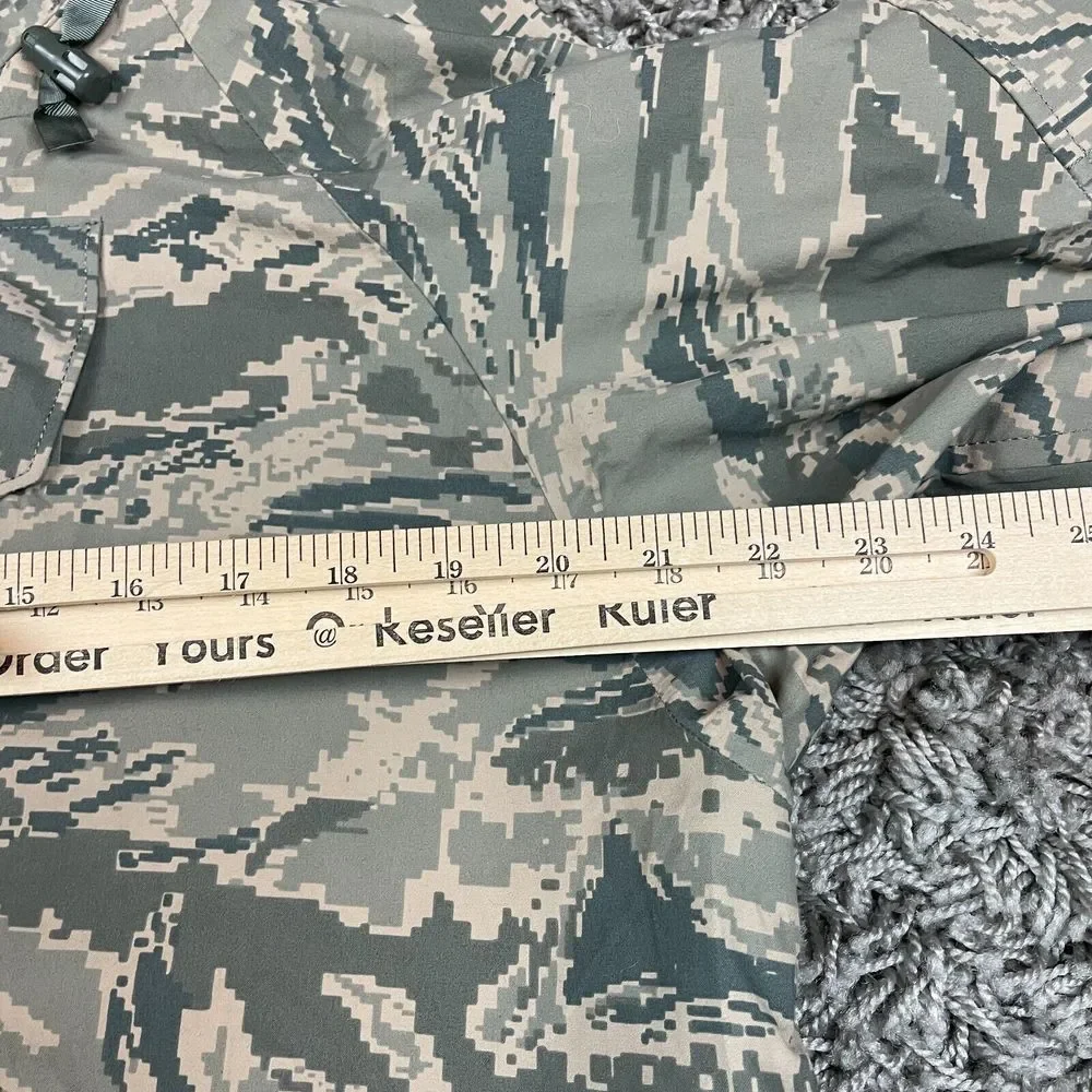 Air Force Parka Mens Medium Camouflage Camo Tiger Stripe APECS Nylon M Green - Picture 12 of 13
